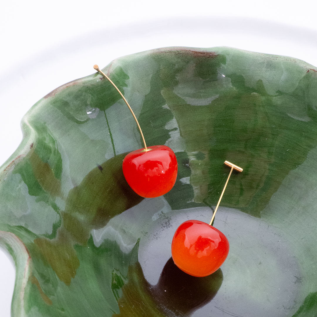 BOUCLES D'OREILLES PADRON - CERISES