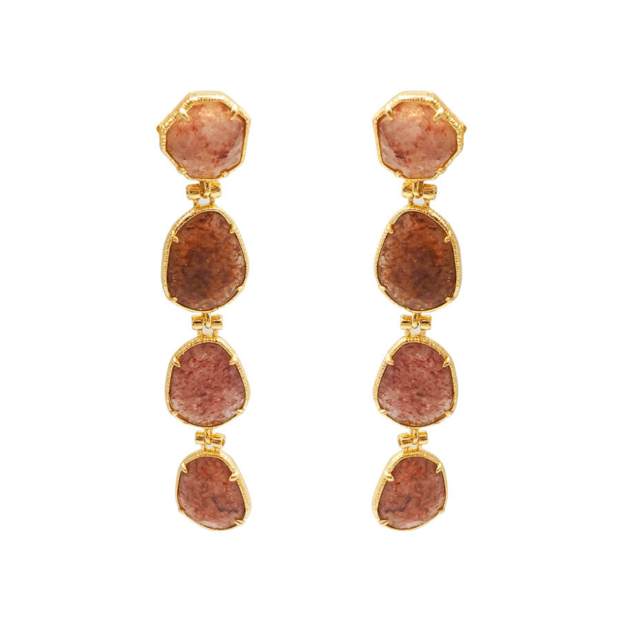 BOUCLES D'OREILLES RIBADESELLA - PIERRES NATURELLES