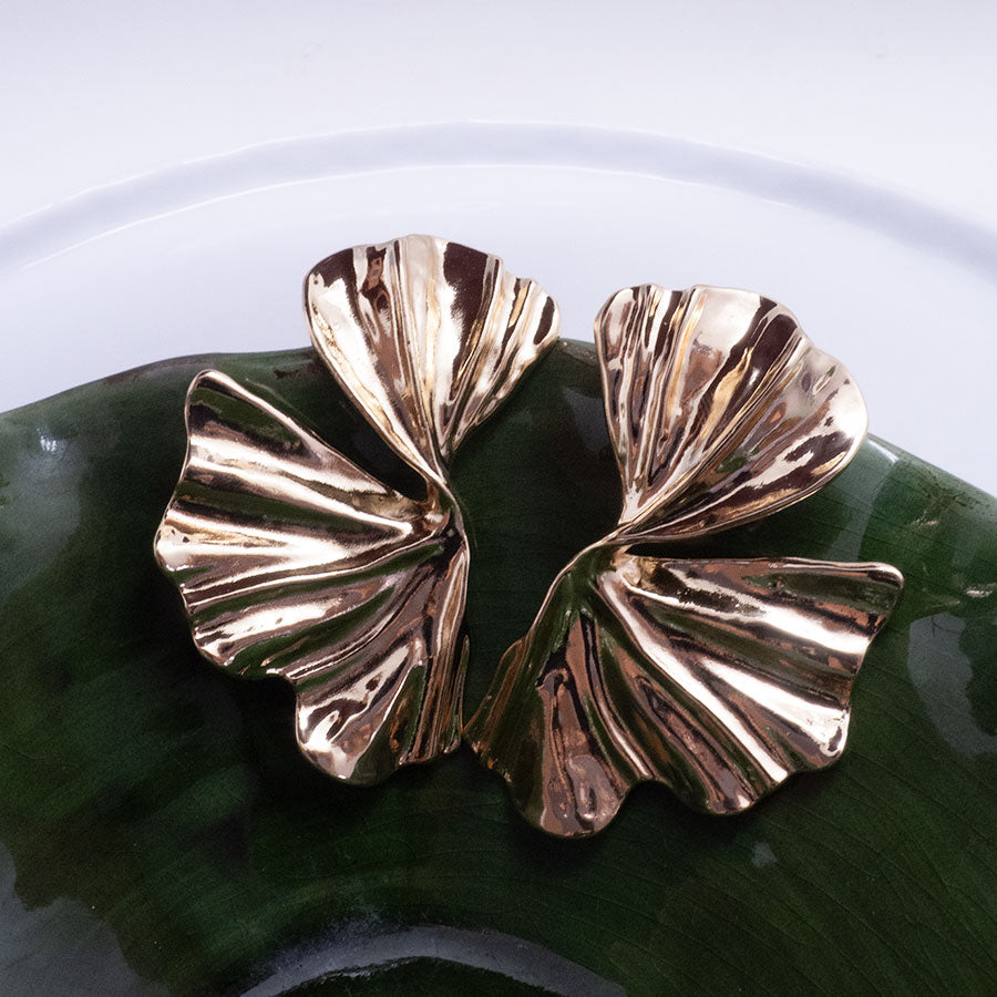 BOUCLES D'ORIELLES FERRERO - PAPILLONS DORÉS