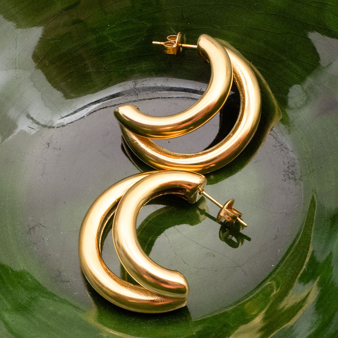 BOUCLES D'OREILLES MONTE LOURO - DEUX ANNEAUX