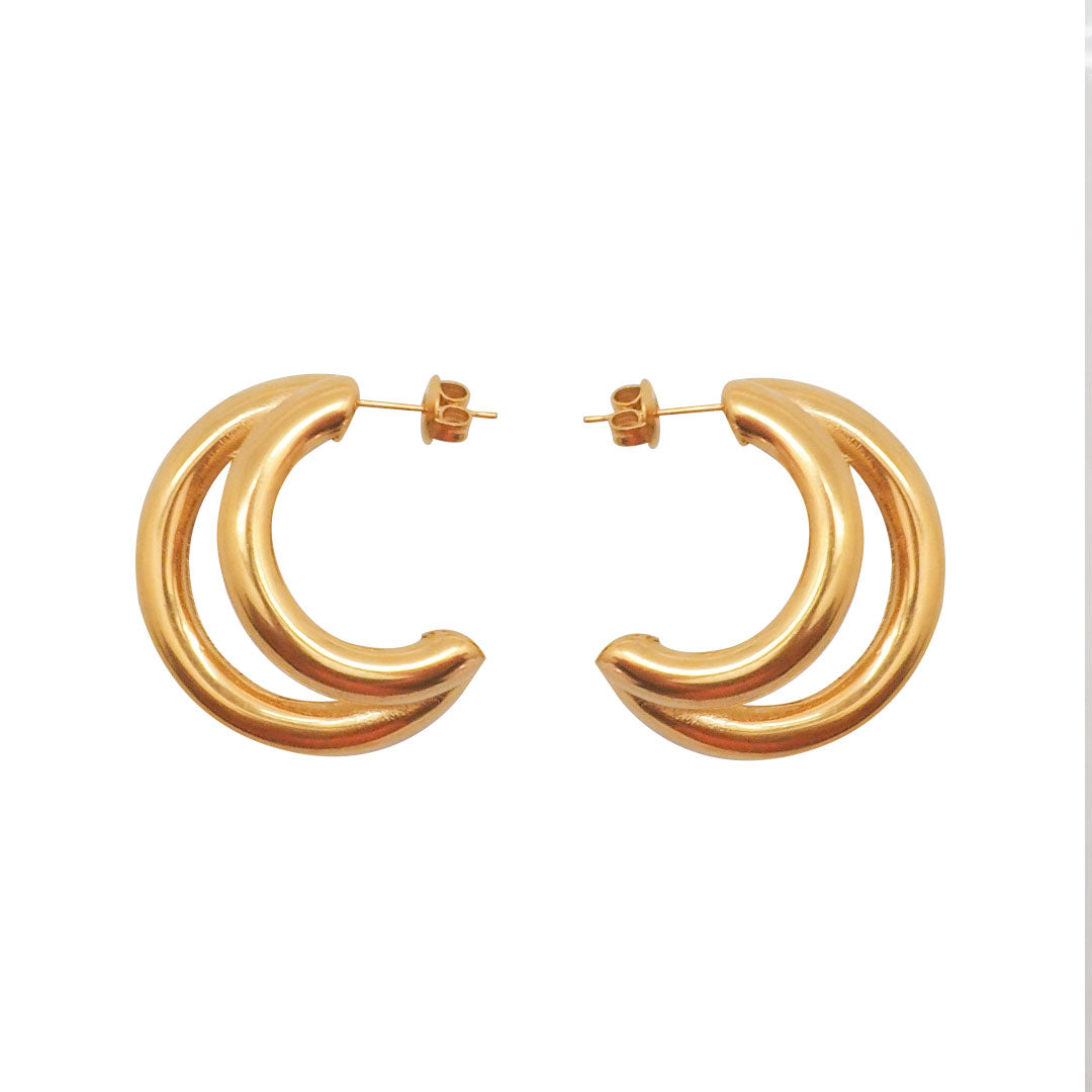 BOUCLES D'OREILLES MONTE LOURO - DEUX ANNEAUX