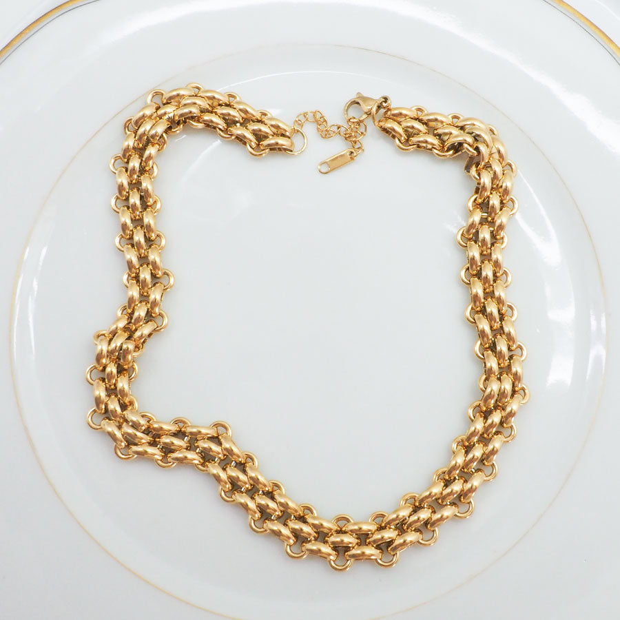 COLLIER LA CABANA - CHAÎNE GROS MAILLONS