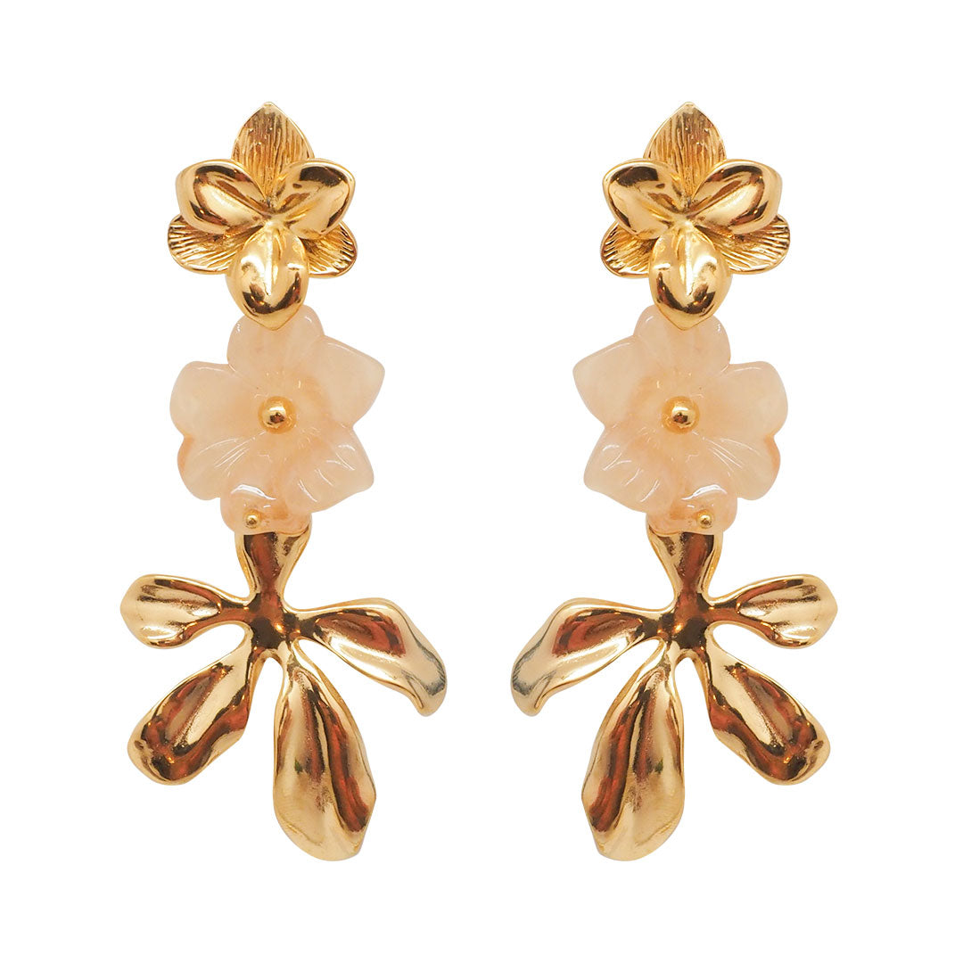BOUCLES D'OREILLES LOUXO - FLEURS